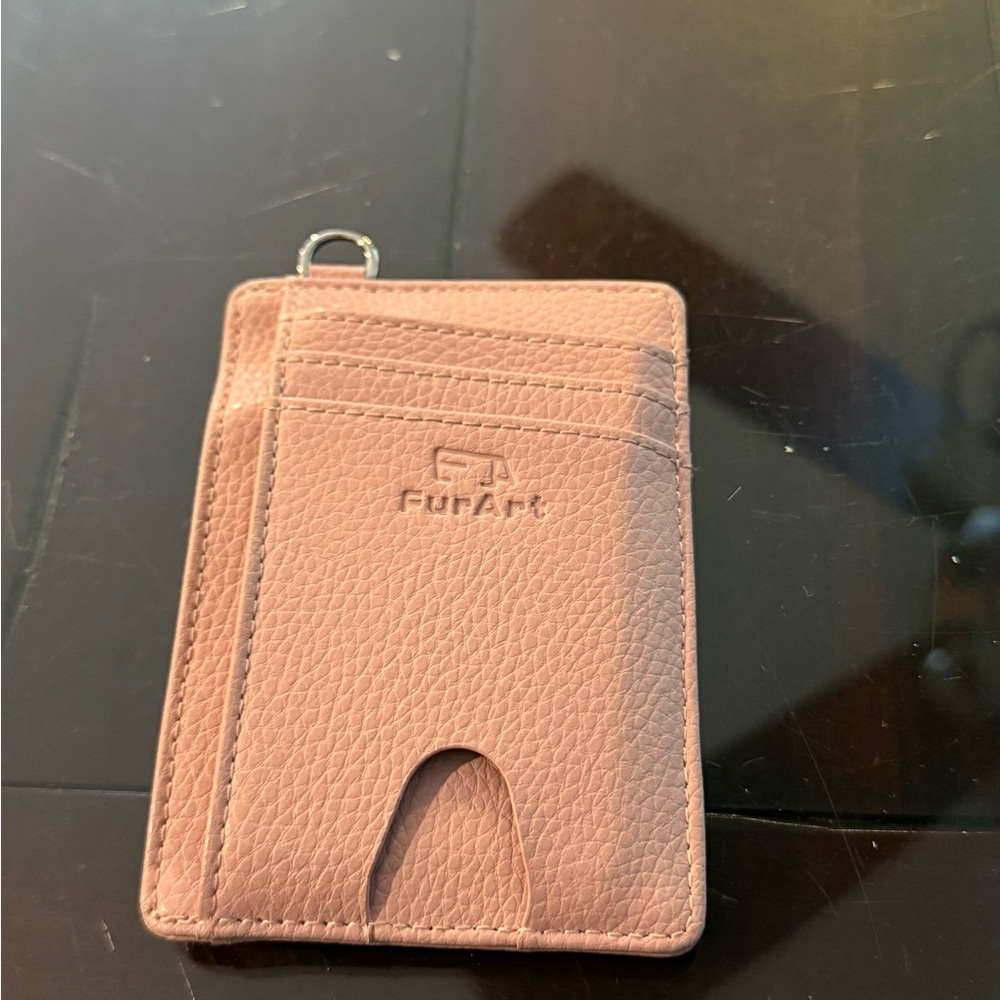 Pink Card Holder RFID blocking - Picture 2 of 4